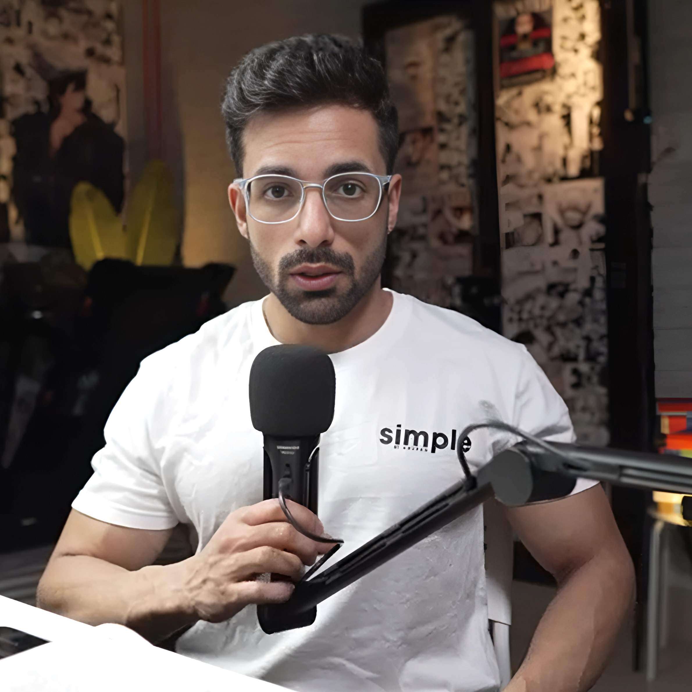 Simple By Anurag White T-Shirt - Image 2